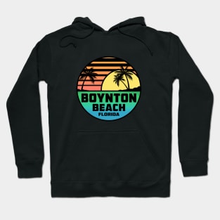 Boynton Beach Florida Tropical Beach Surfing Scuba Surf Vacation Hoodie